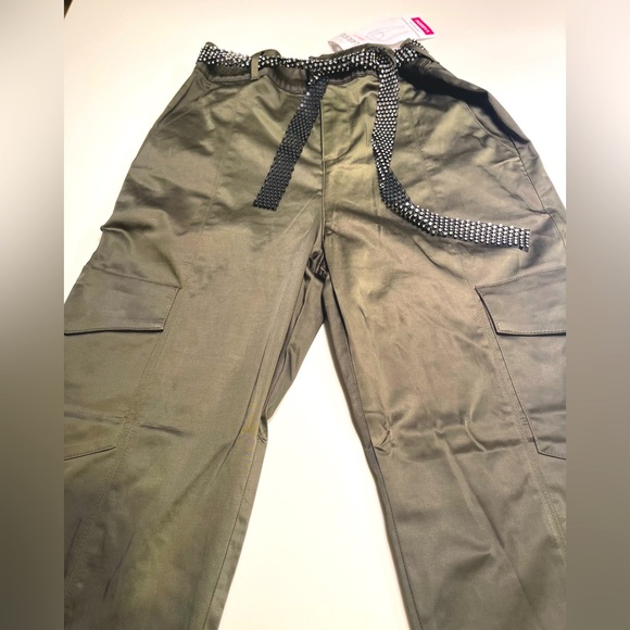 NWT - LABIJOU Olive Green Cargo Trousers Size M - Picture 3 of 9